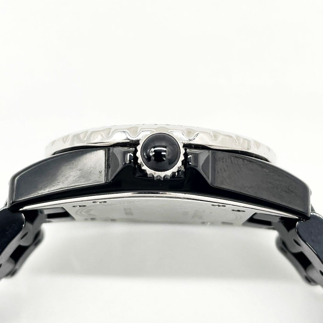 シャネル CHANEL J12 33mm H1708 ダイヤベゼル レディース 腕時計 ブラック セラミック ダイヤ デイト クォーツ ウォッチ 90302971 J12 [3年保証] シャネル レディース H1708 ブラック セラミック ダイヤ