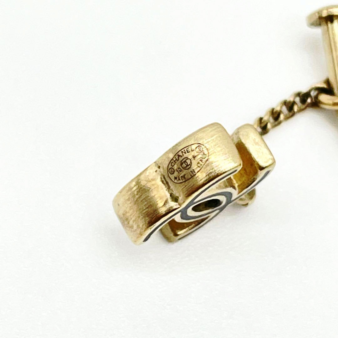CHANEL シャネル スウィングピアス バイク ココマーク ゴールド