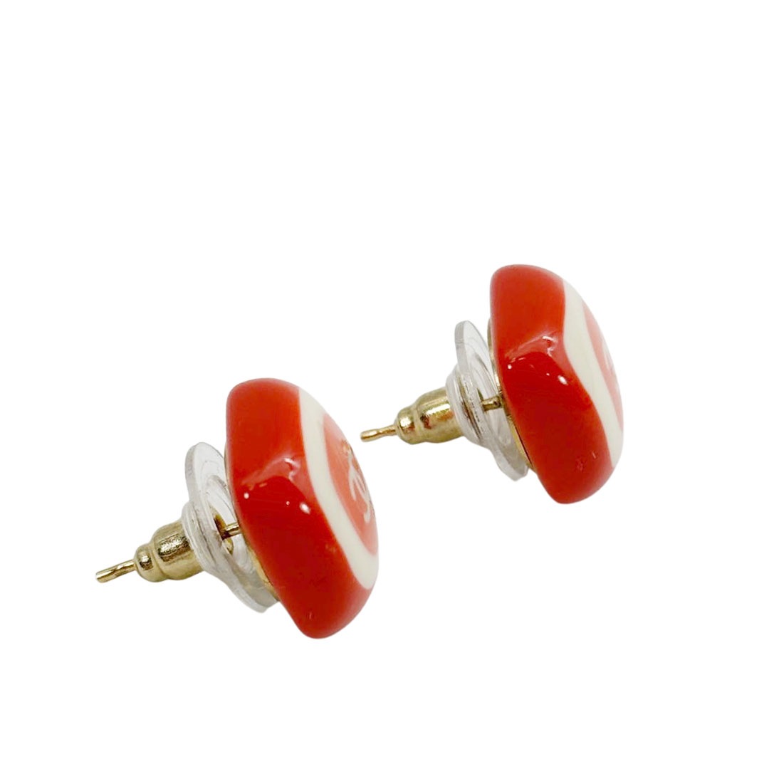 CHANEL シャネル ピアス ココマーク 03P プラスチック ピンク/ホワイト