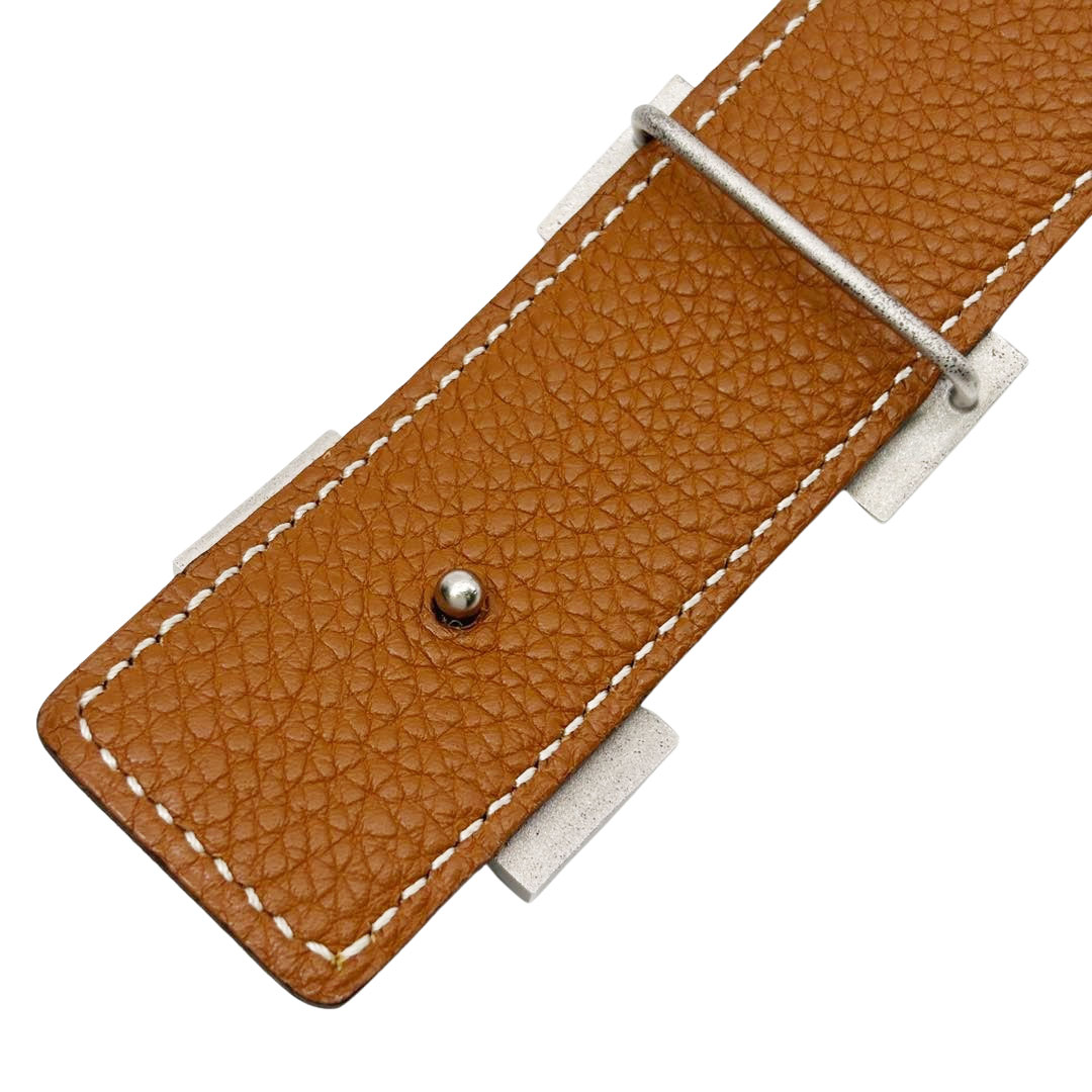 HERMES エルメス Hベルト コンスタンス 70 リバーシブル ボックスカーフ/トリヨンクレマンス ブラック/ゴールド/シルバー金具 □D刻印