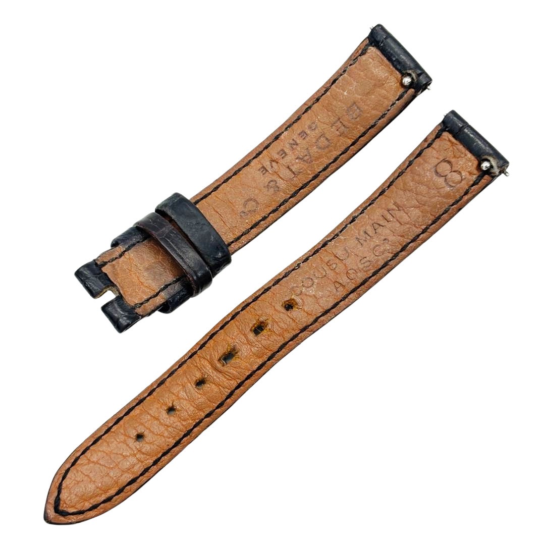 BEDAT&Co. ベダアンドカンパニー レディース腕時計 NO.3 384 ダイヤベゼル ロングトノー型 QZ SS/革ベルト シルバー/ブラック