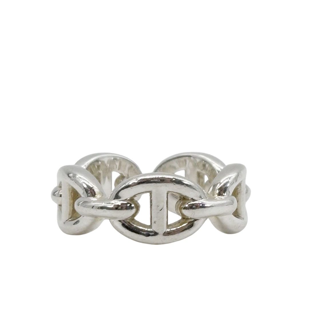 HERMES エルメス リング 指輪 シェーヌダンクル アンシェネ Ag925 シルバー #49(約9号)