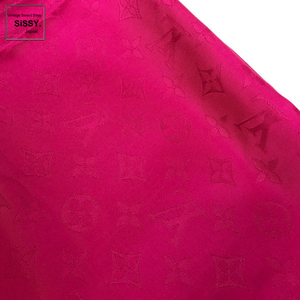 ■ルイ・ヴィトン■ 大判ストール CARRE PAPILLON シルク フーシャピンク M75251 【LOUIS VUITTON】