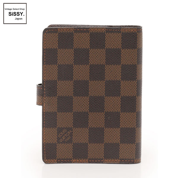 ■ルイ・ヴィトン■ 手帳カバー アジェンダPM ダミエ エベヌ ブラウン R20700 【LOUIS VUITTON】