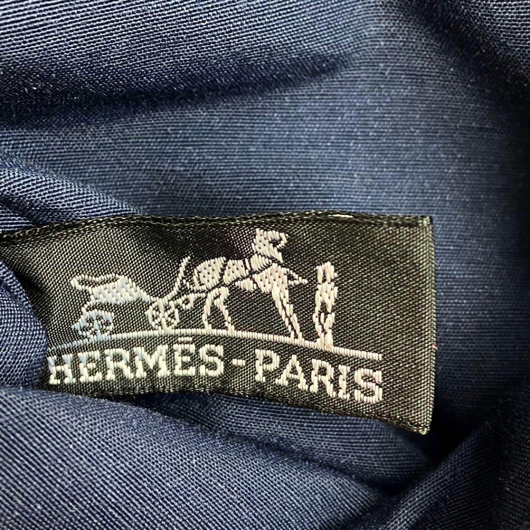 HERMES エルメス ボリード ミニミニポーチ キャンバス ネイビー