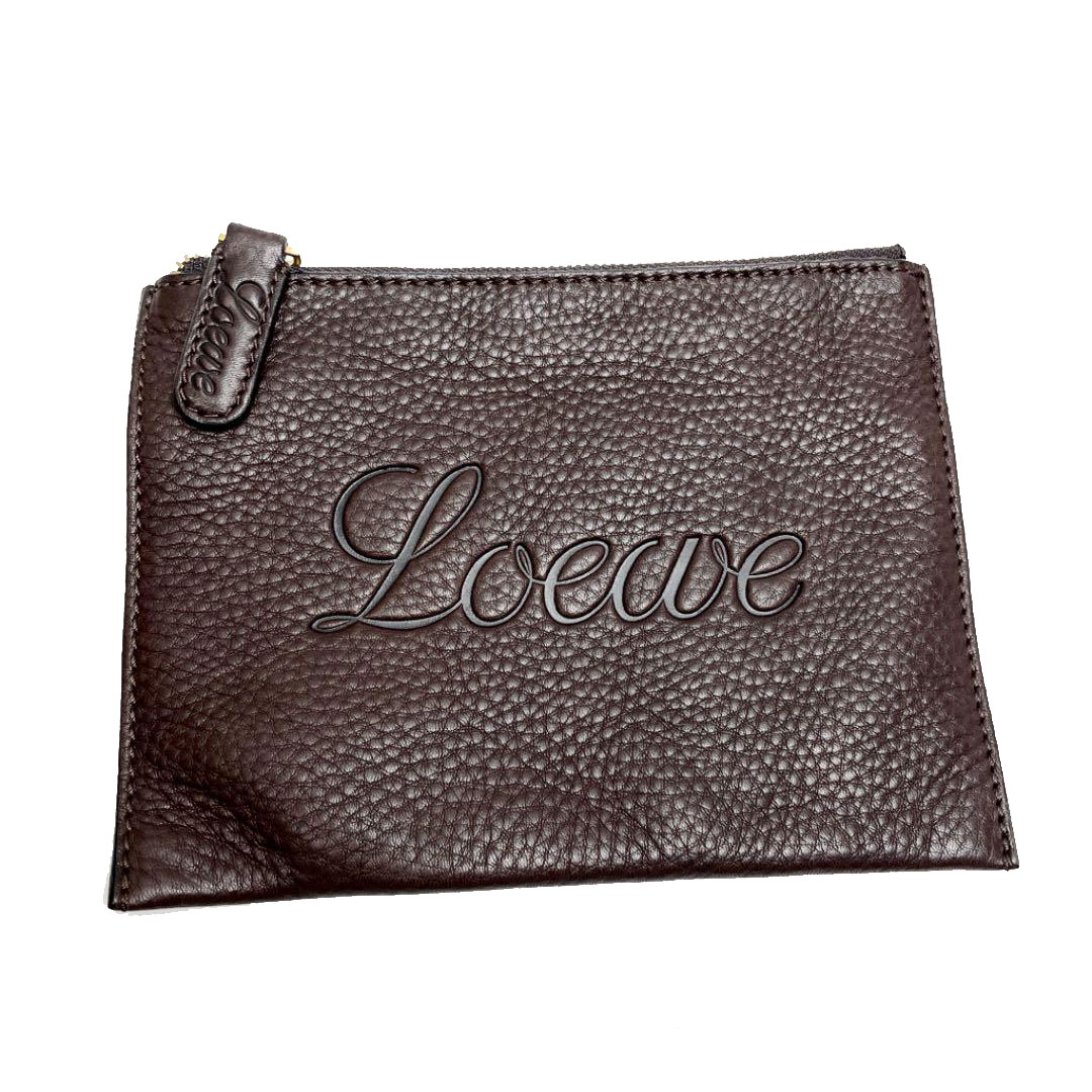 LOEWE ロエベ 2WAY ボストンバッグ レザー ブラウン