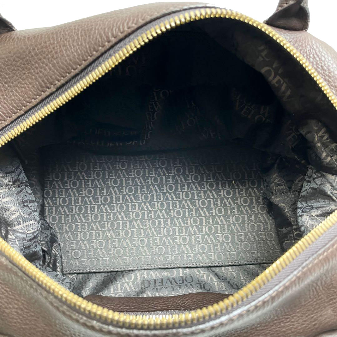 LOEWE ロエベ 2WAY ボストンバッグ レザー ブラウン