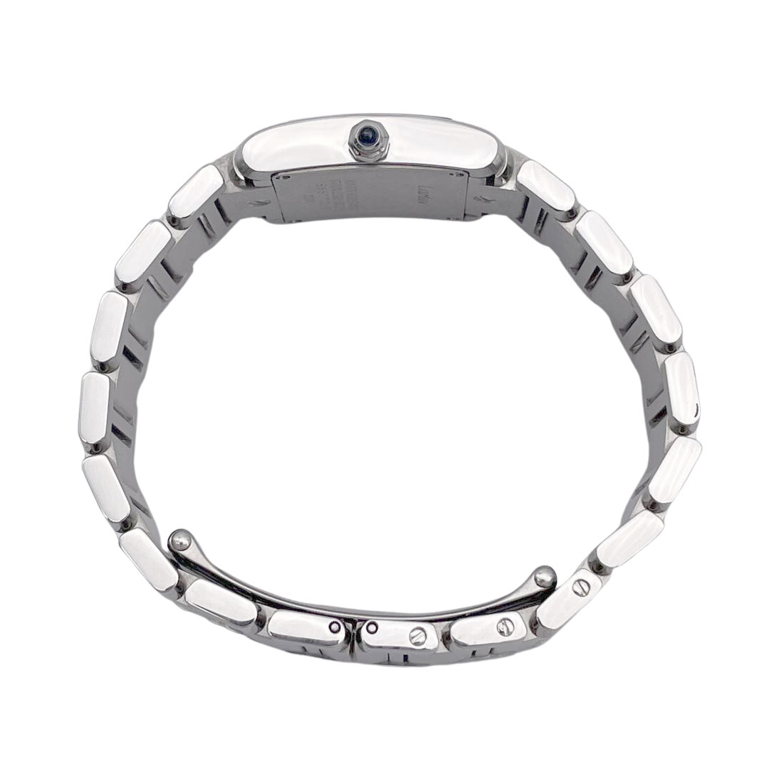 Cartier カルティエ タンクフランセーズSM レディース腕時計 QZ SS シルバー 白文字盤 W51008Q3