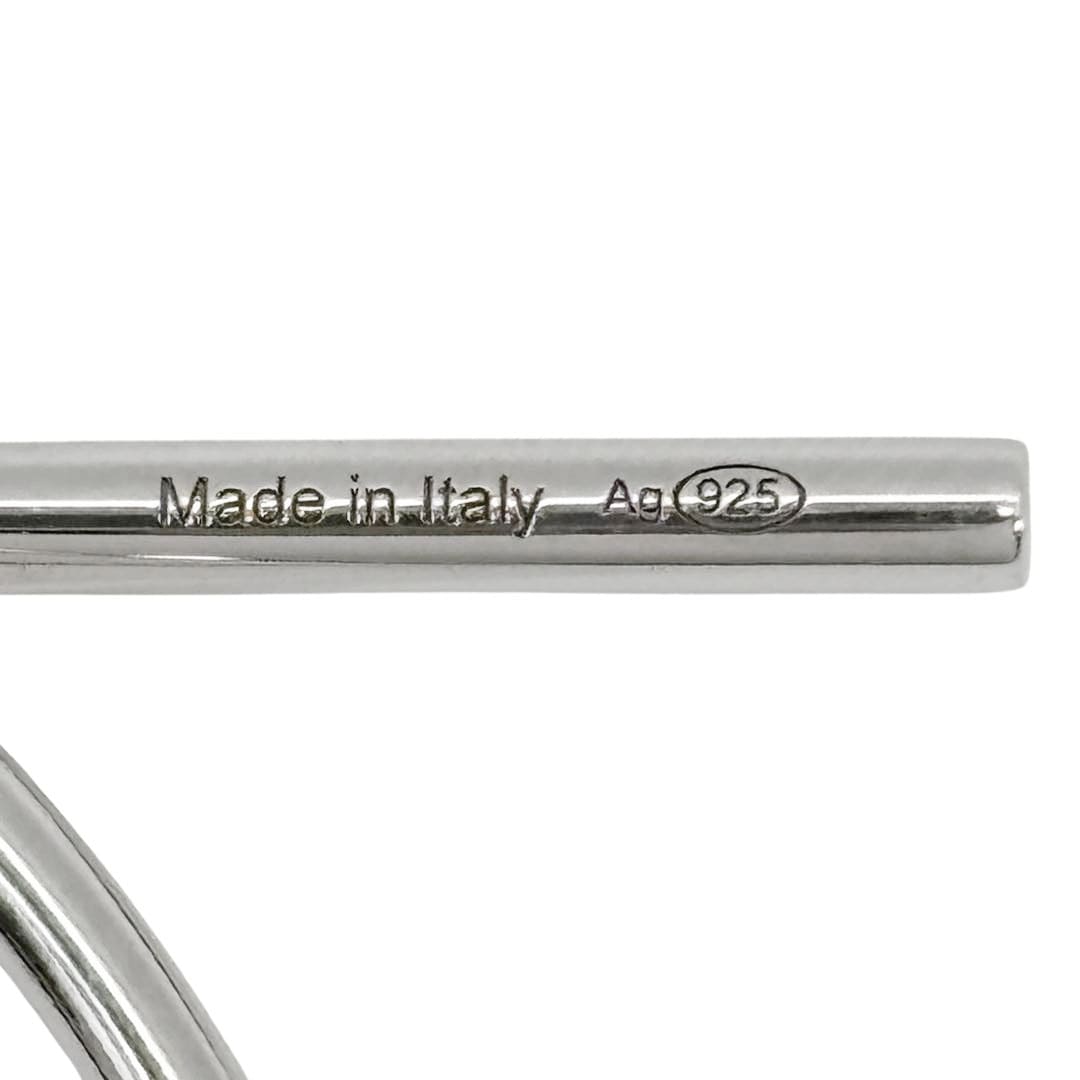 HERMES エルメス ピアス ループMM Ag925 シルバー