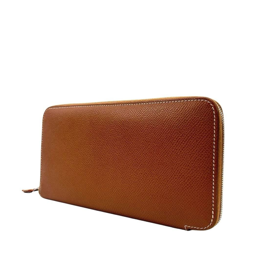 HERMES エルメス ラウンドファスナー 長財布 アザップ シルクイン