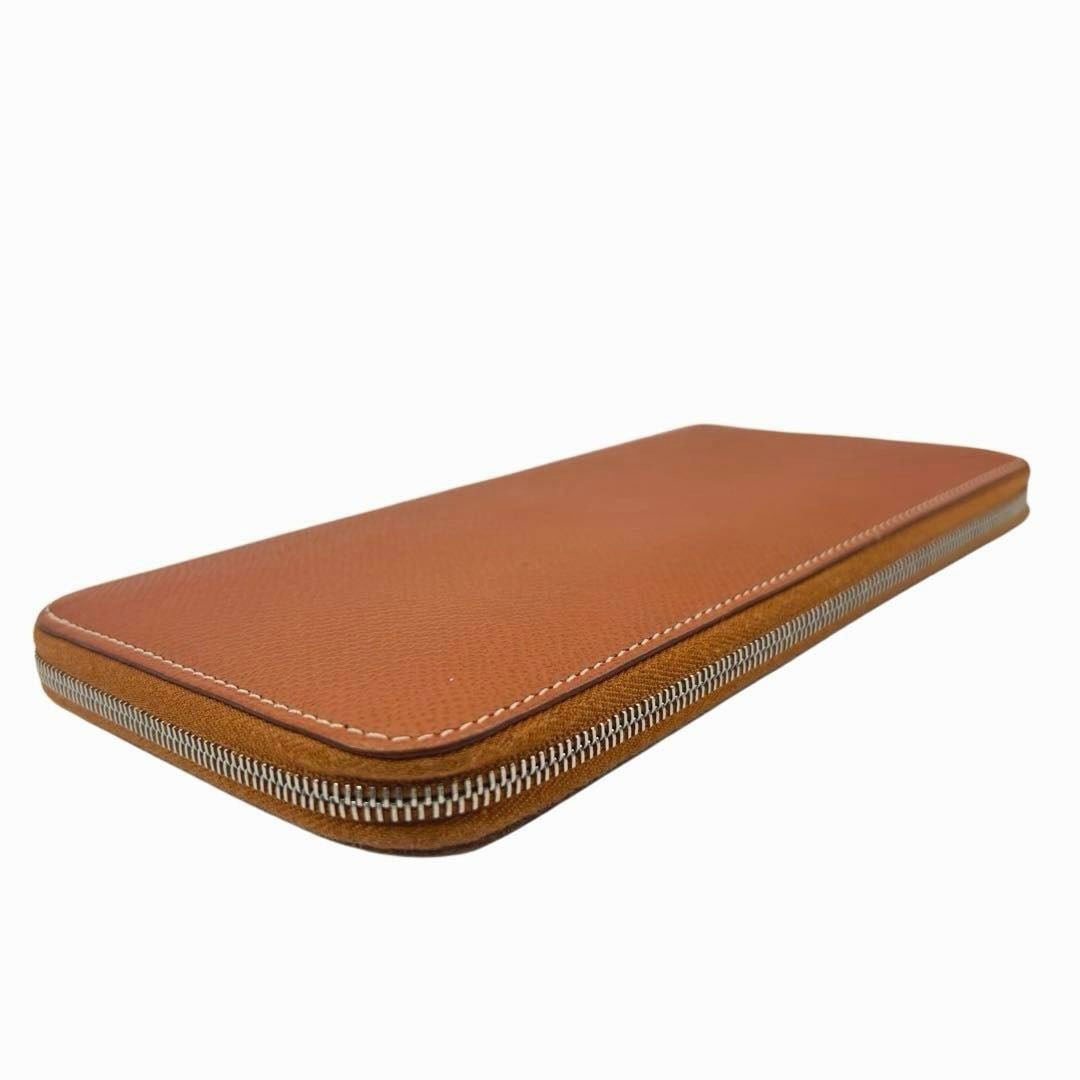 HERMES エルメス ラウンドファスナー 長財布 アザップ シルクイン