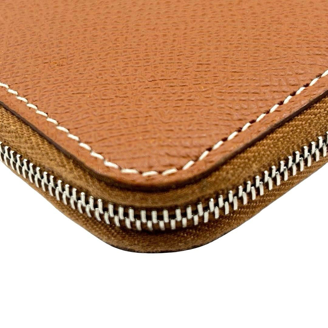 HERMES エルメス ラウンドファスナー 長財布 アザップ シルクイン