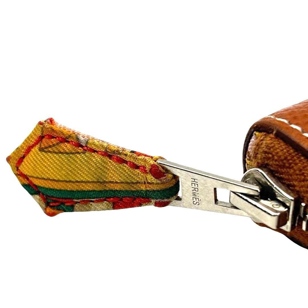 HERMES エルメス ラウンドファスナー 長財布 アザップ シルクイン