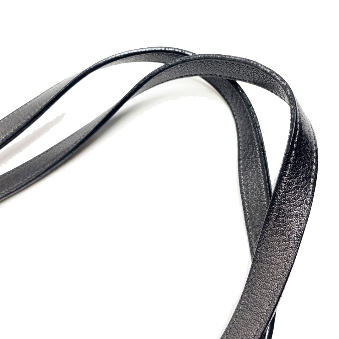 LOEWE ロエベ トートバッグ アナグラム レザー シルバーグレー系
