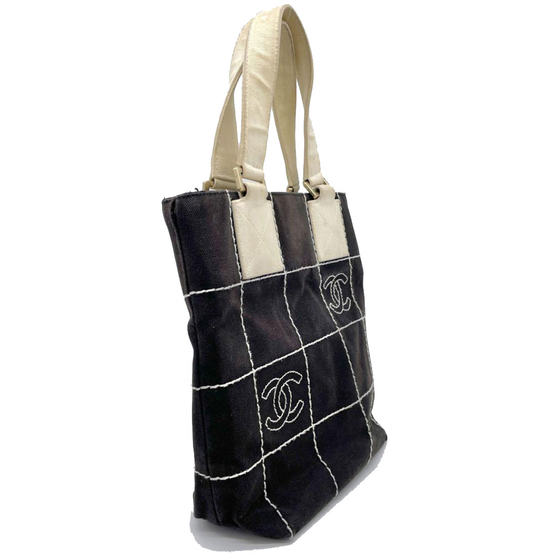 CHANEL トートバッグ　チョコバー　ワイルドステッチ　ココマーク　キャンバス 楽天市場】【バッグ】CHANEL シャネル チョコバー ワイルド
