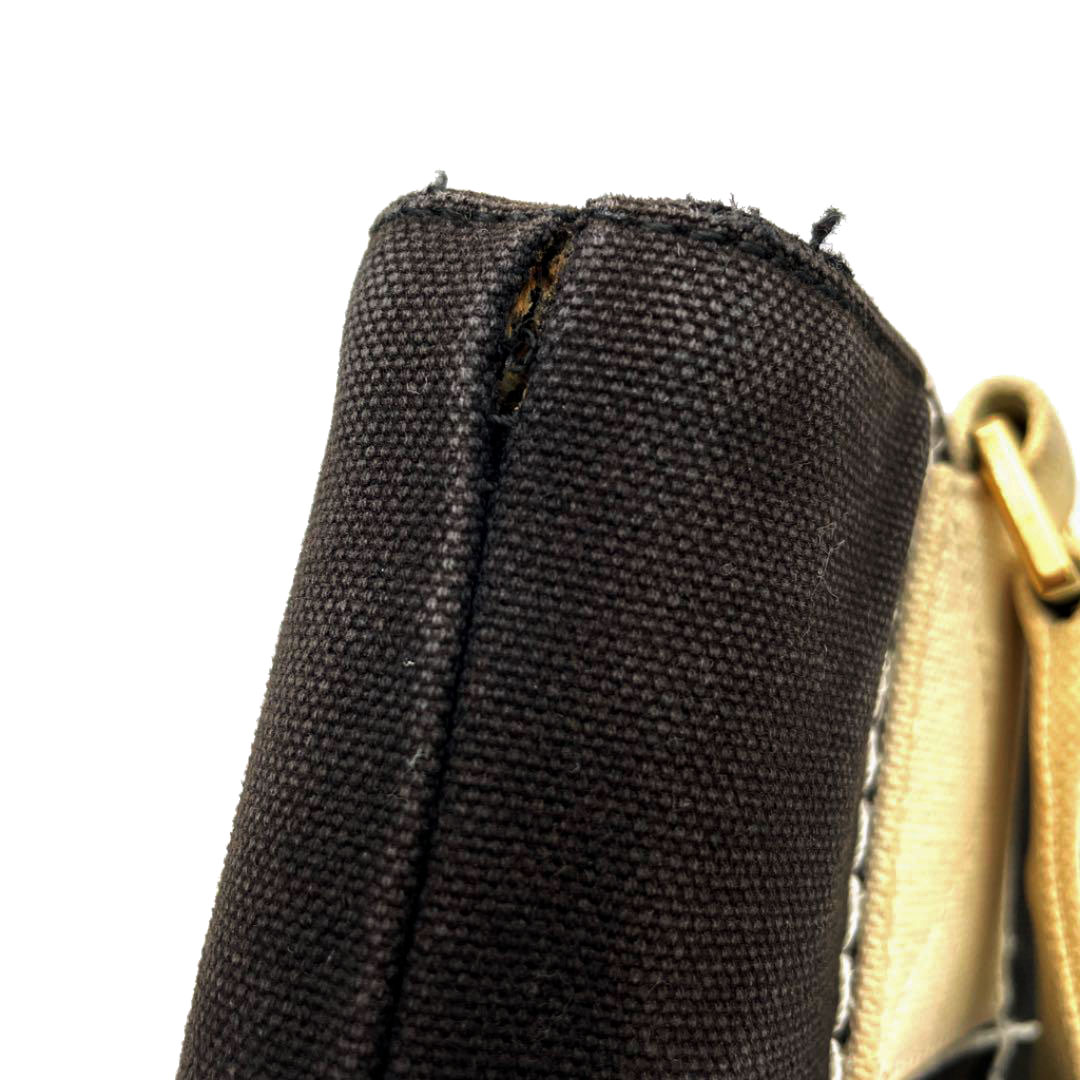CHANEL シャネル ミニトートバッグ ワイルドステッチ チョコバー