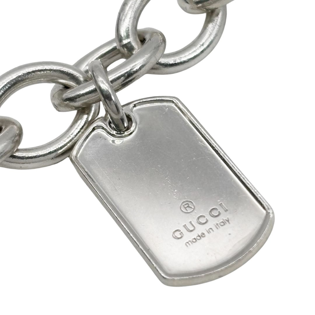 GUCCI グッチ 5チャーム ブレスレット 17 シルバー 925