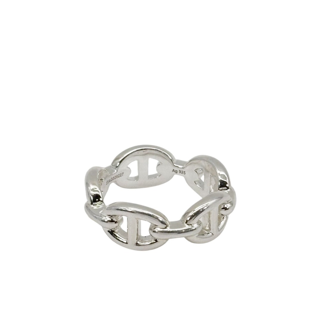 HERMES エルメス リング 指輪 シェーヌダンクル アンシェネPM Ag925 シルバー 54(約14号) 5.5g