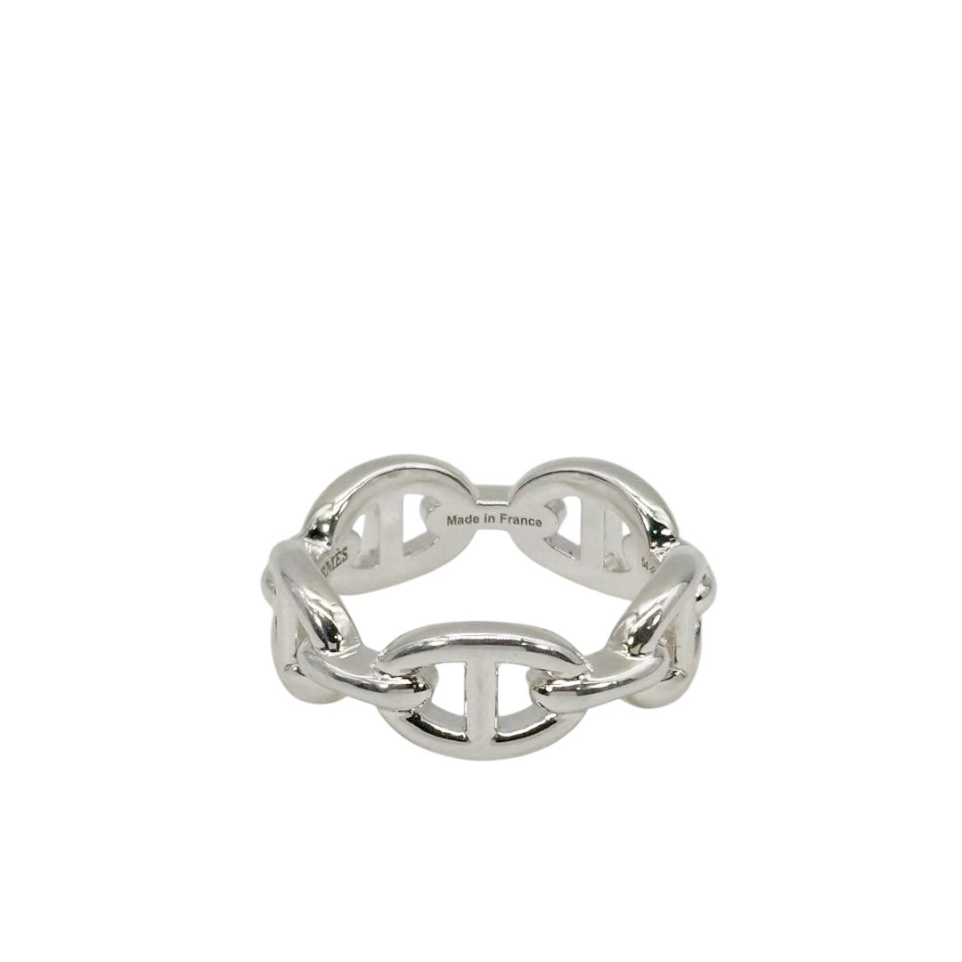 HERMES エルメス リング 指輪 シェーヌダンクル アンシェネPM Ag925 シルバー 54(約14号) 5.5g