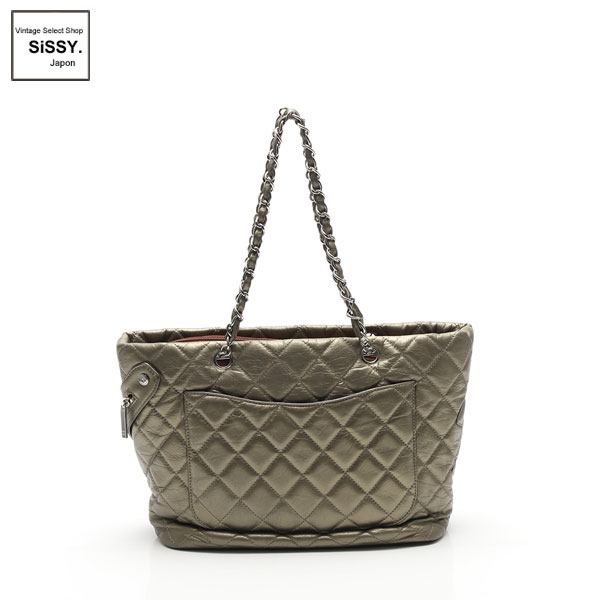CHANELヴィンテージカンボンラインBag No.9ラムスキン30％値下げ 楽天市場】【中古】 シャネル カンボンラインマルチバッグ