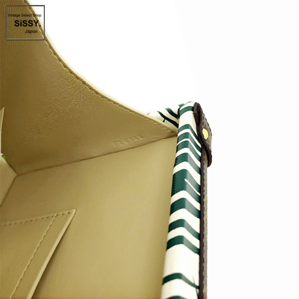 ■ルイヴィトン■ プティット マル モノグラム ショルダーバッグ クラッチバッグ PVC レザー ブラウン/グリーン/ホワイト 二コラ・ジェスキエール 2016年クルーズコレクション 【LOUIS VUITTON】