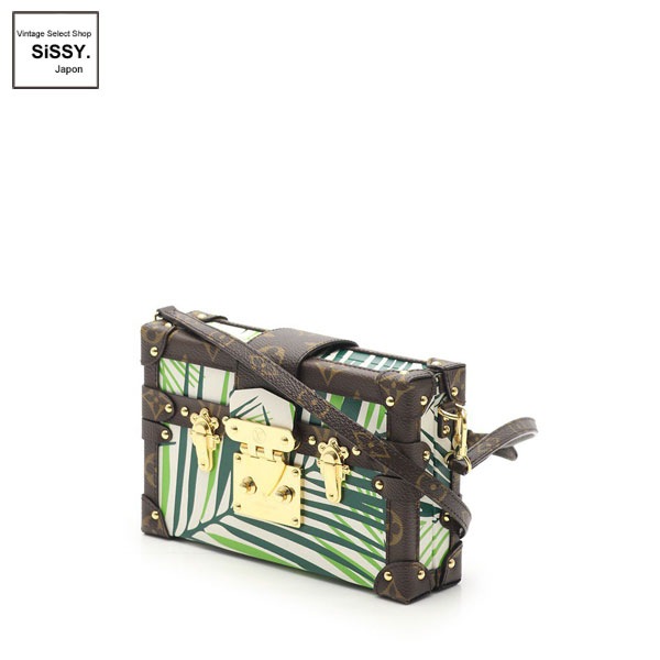 ■ルイヴィトン■ プティット マル モノグラム ショルダーバッグ クラッチバッグ PVC レザー ブラウン/グリーン/ホワイト 二コラ・ジェスキエール 2016年クルーズコレクション 【LOUIS VUITTON】