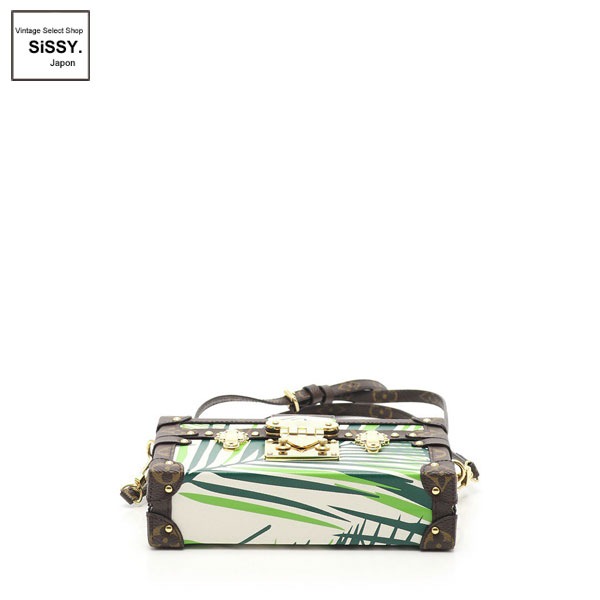 ■ルイヴィトン■ プティット マル モノグラム ショルダーバッグ クラッチバッグ PVC レザー ブラウン/グリーン/ホワイト 二コラ・ジェスキエール 2016年クルーズコレクション 【LOUIS VUITTON】