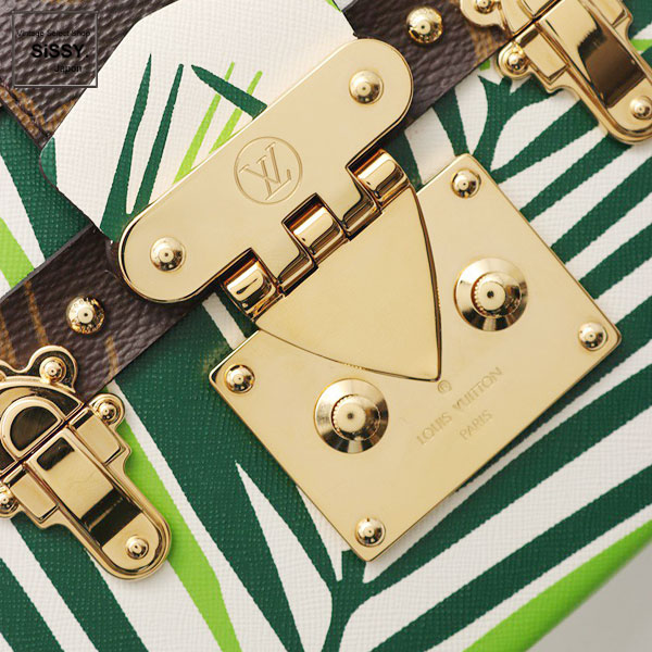 ■ルイヴィトン■ プティット マル モノグラム ショルダーバッグ クラッチバッグ PVC レザー ブラウン/グリーン/ホワイト 二コラ・ジェスキエール 2016年クルーズコレクション 【LOUIS VUITTON】
