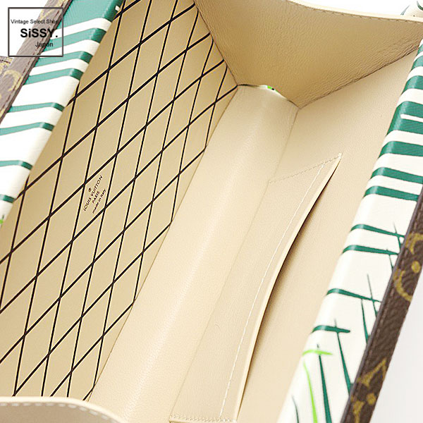 ■ルイヴィトン■ プティット マル モノグラム ショルダーバッグ クラッチバッグ PVC レザー ブラウン/グリーン/ホワイト 二コラ・ジェスキエール 2016年クルーズコレクション 【LOUIS VUITTON】