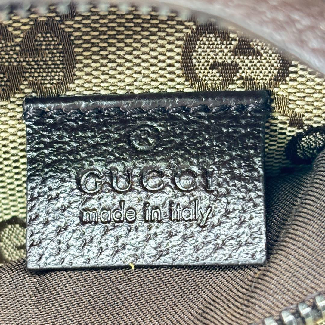 GUCCI グッチ ウェストバッグ ボディバッグ シェリーライン GGキャンバス ベージュ/ブラウン 28566 197712