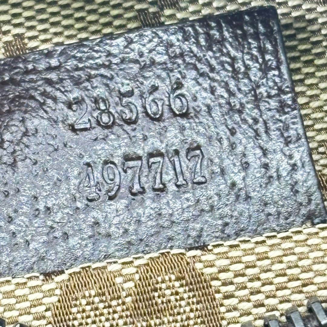 GUCCI グッチ ウェストバッグ ボディバッグ シェリーライン GGキャンバス ベージュ/ブラウン 28566 197712