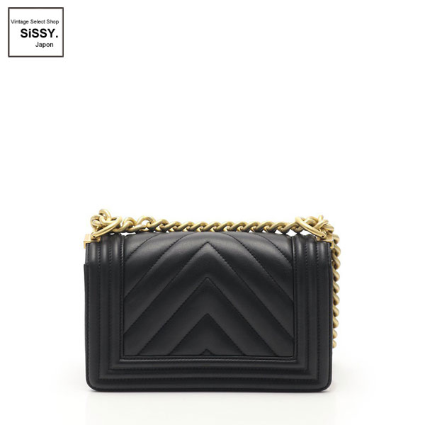 □シャネル□ ボーイシャネル Vステッチ チェーンショルダーバッグ