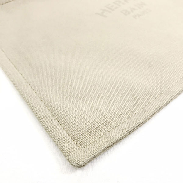■エルメス■ ヨッティングGM ポーチ コットンキャンバス ベージュ 【HERMES】