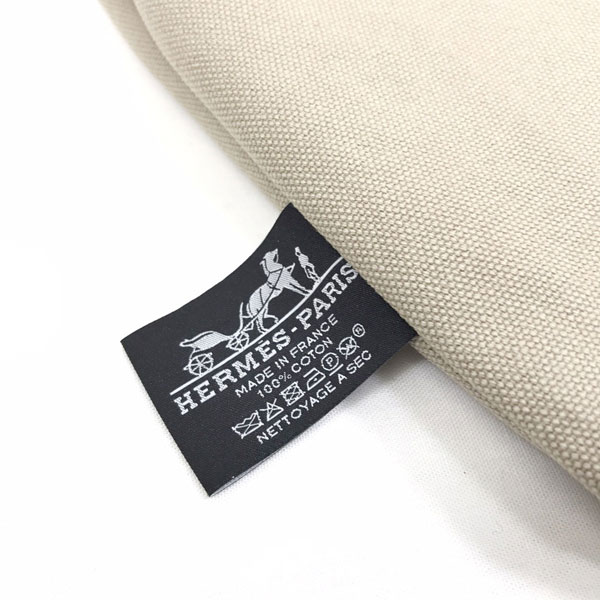 ■エルメス■ ヨッティングGM ポーチ コットンキャンバス ベージュ 【HERMES】