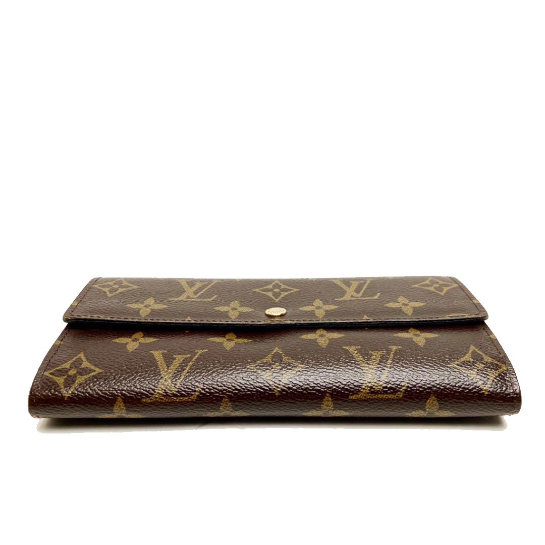 LOUIS VUITTON ルイヴィトン 長財布 モノグラム ポルトフォイユ サラ エベヌ（ブラウン系） M61734