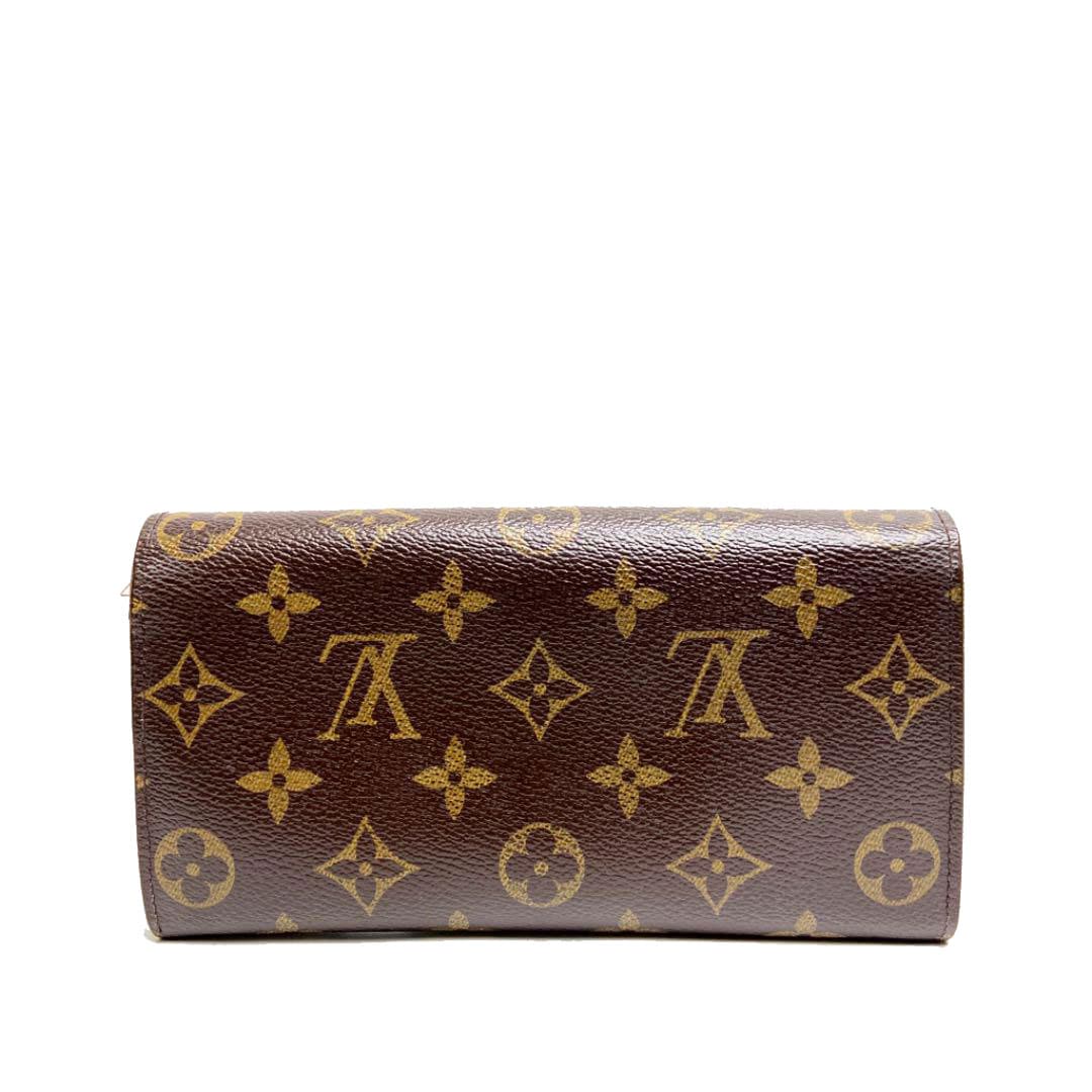 LOUIS VUITTON ルイヴィトン 長財布 モノグラム ポルトフォイユ サラ エベヌ（ブラウン系） M61734