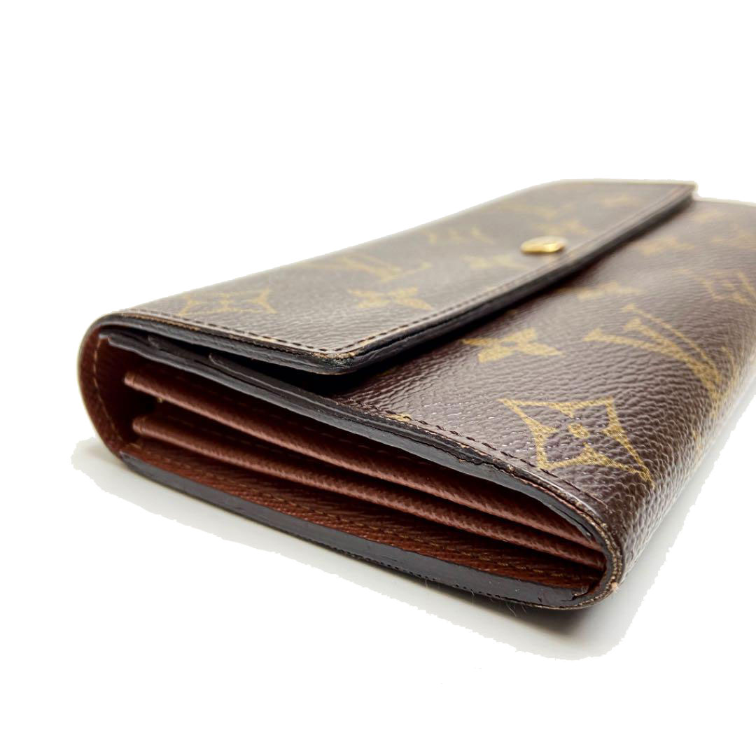 LOUIS VUITTON ルイヴィトン 長財布 モノグラム ポルトフォイユ サラ エベヌ（ブラウン系） M61734