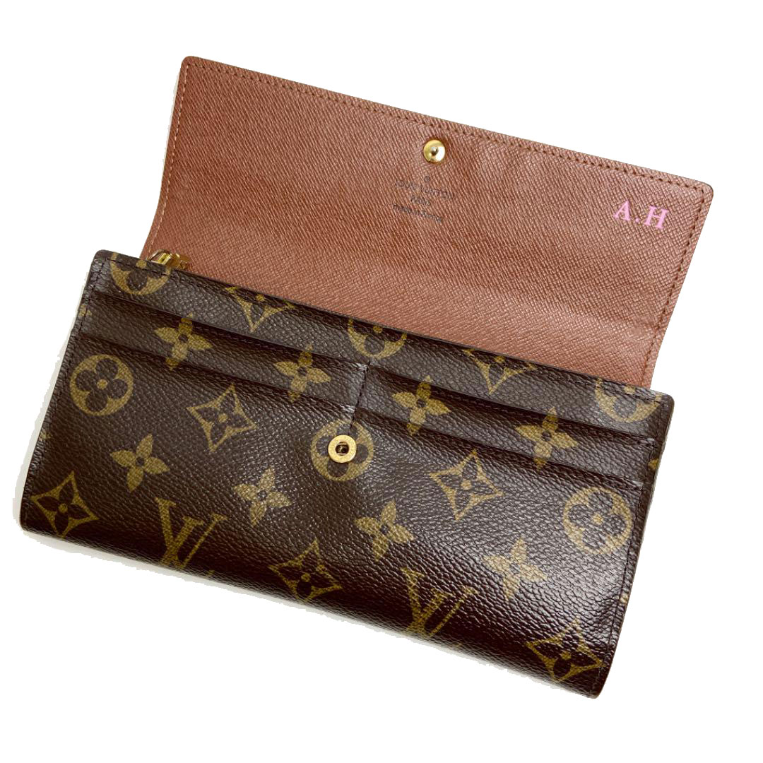 LOUIS VUITTON ルイヴィトン 長財布 モノグラム ポルトフォイユ サラ エベヌ（ブラウン系） M61734