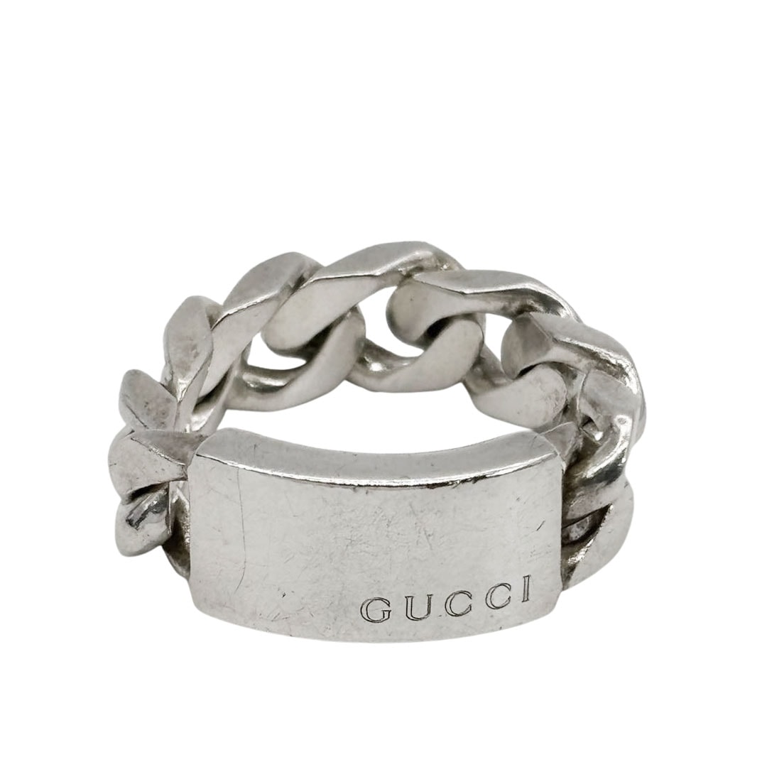 GUCCI グッチ 喜平チェーンリング 指輪 925 シルバー #13(約12号