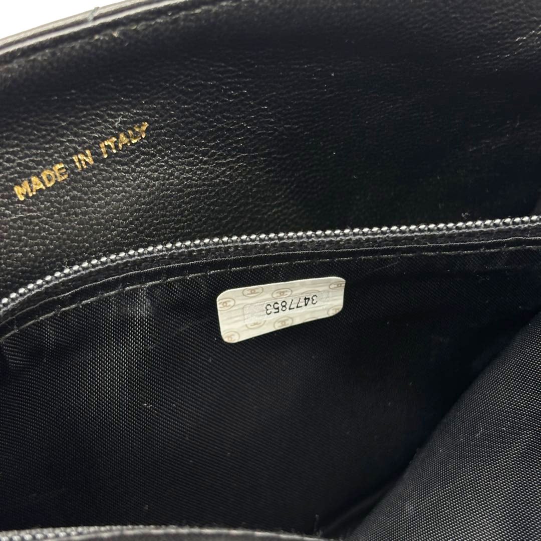 CHANEL シャネル マトラッセ ウエストバッグ ターンロック ラムスキン