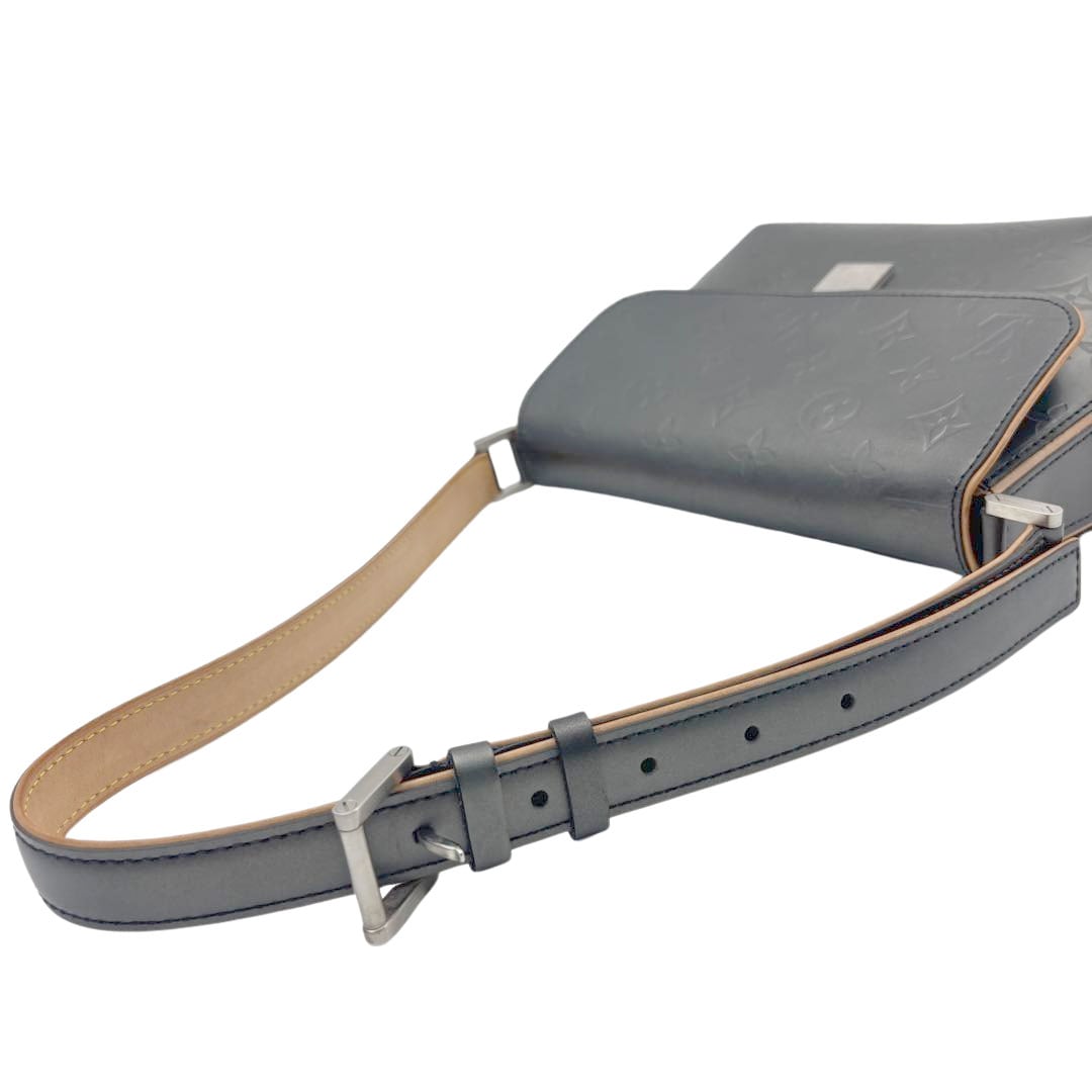 LOUIS VUITTON ルイヴィトン ショルダーバッグ ウェブスターストリート モノグラムマット ノワール M55152