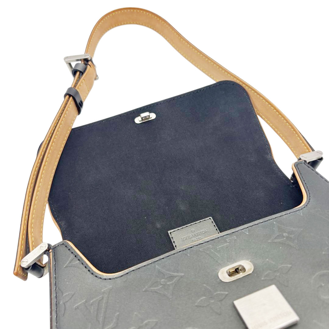 LOUIS VUITTON ルイヴィトン ショルダーバッグ ウェブスターストリート モノグラムマット ノワール M55152