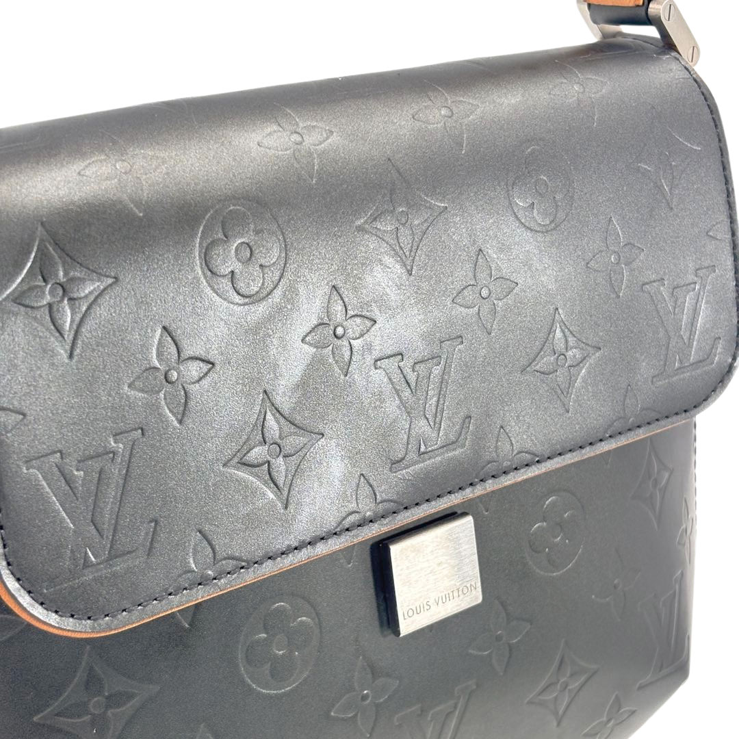 LOUIS VUITTON ルイヴィトン ショルダーバッグ ウェブスターストリート モノグラムマット ノワール M55152