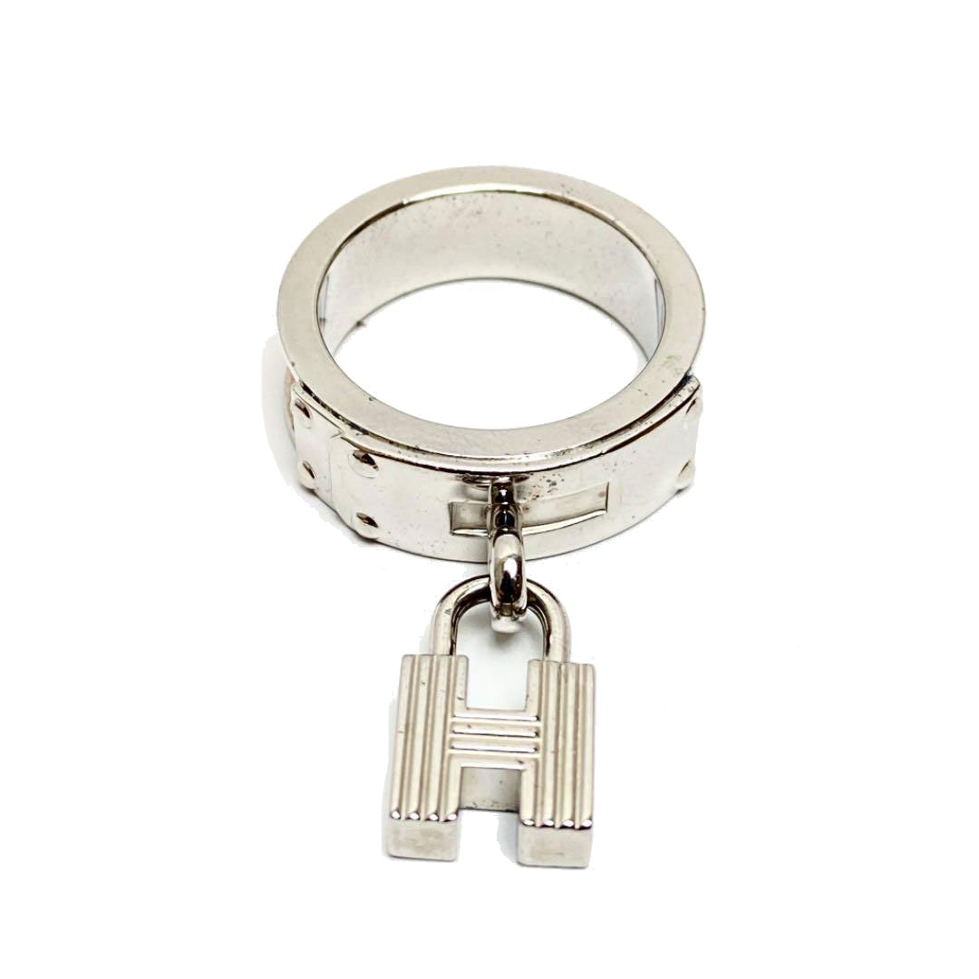 HERMES エルメス ケリー スカーフリング H金具 シルバー