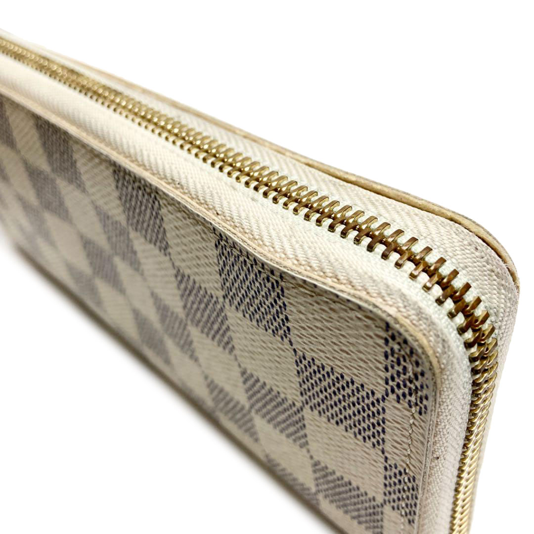 LOUIS VUITTON ルイヴィトン 長財布 ジッピーウォレット ポルトフォイユ クレマンス ダミエ アズール ローズバレリーヌ N61264