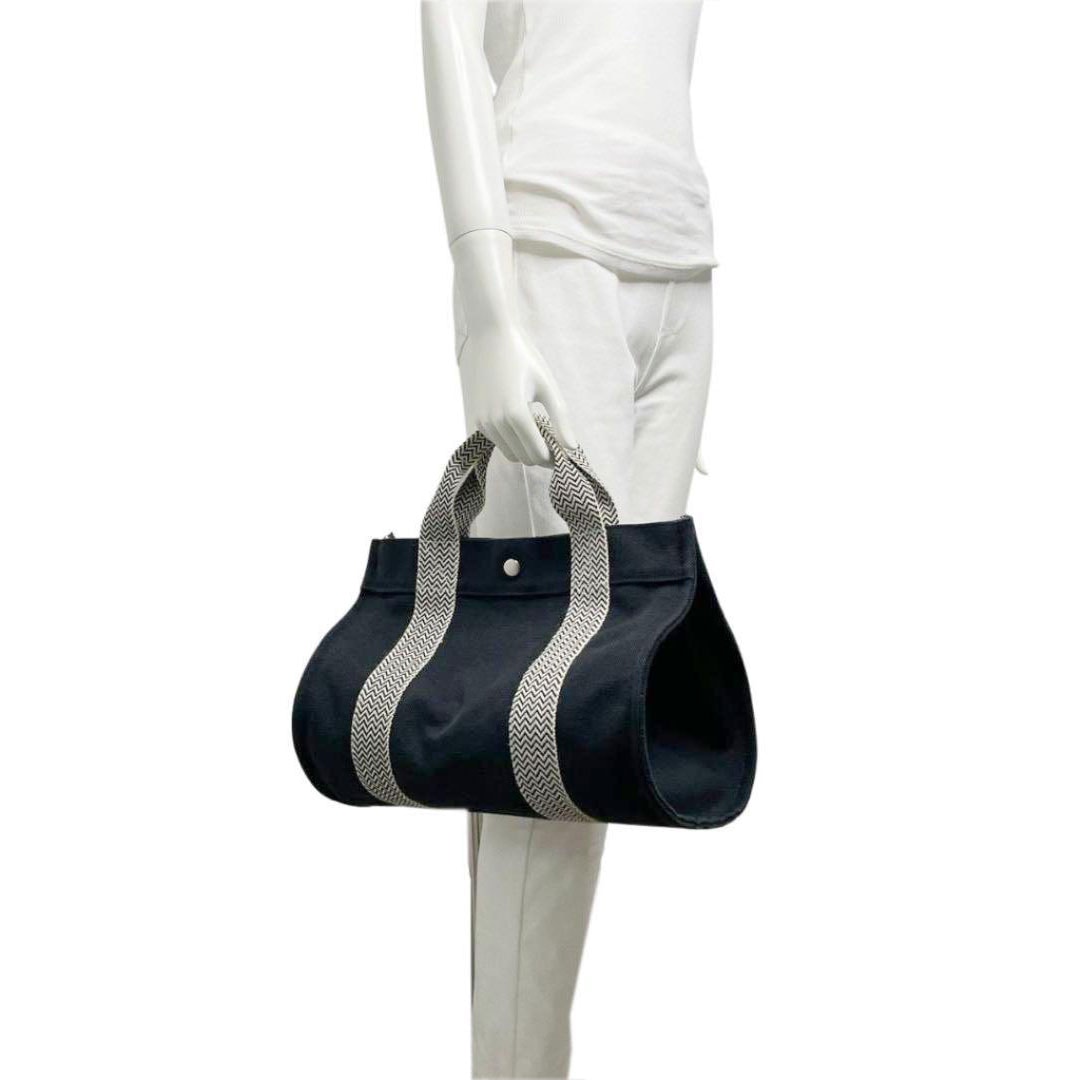 エルメス　カンヌPM HERMES エルメス カンヌ PM キャンバス トワルアッシュ トート