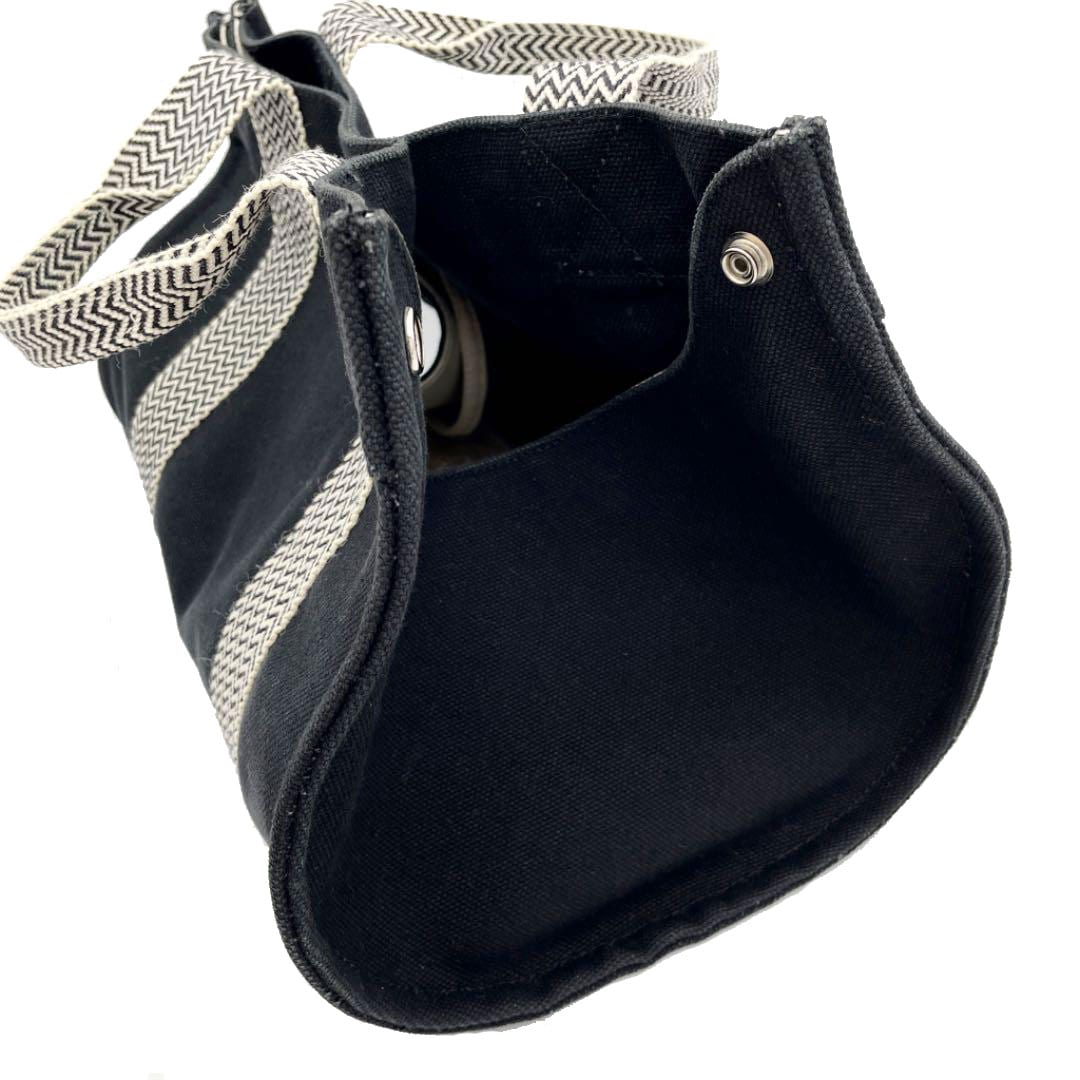 HERMES エルメス カンヌPM ブラック×ホワイト ポーチ付き 【公式通販】