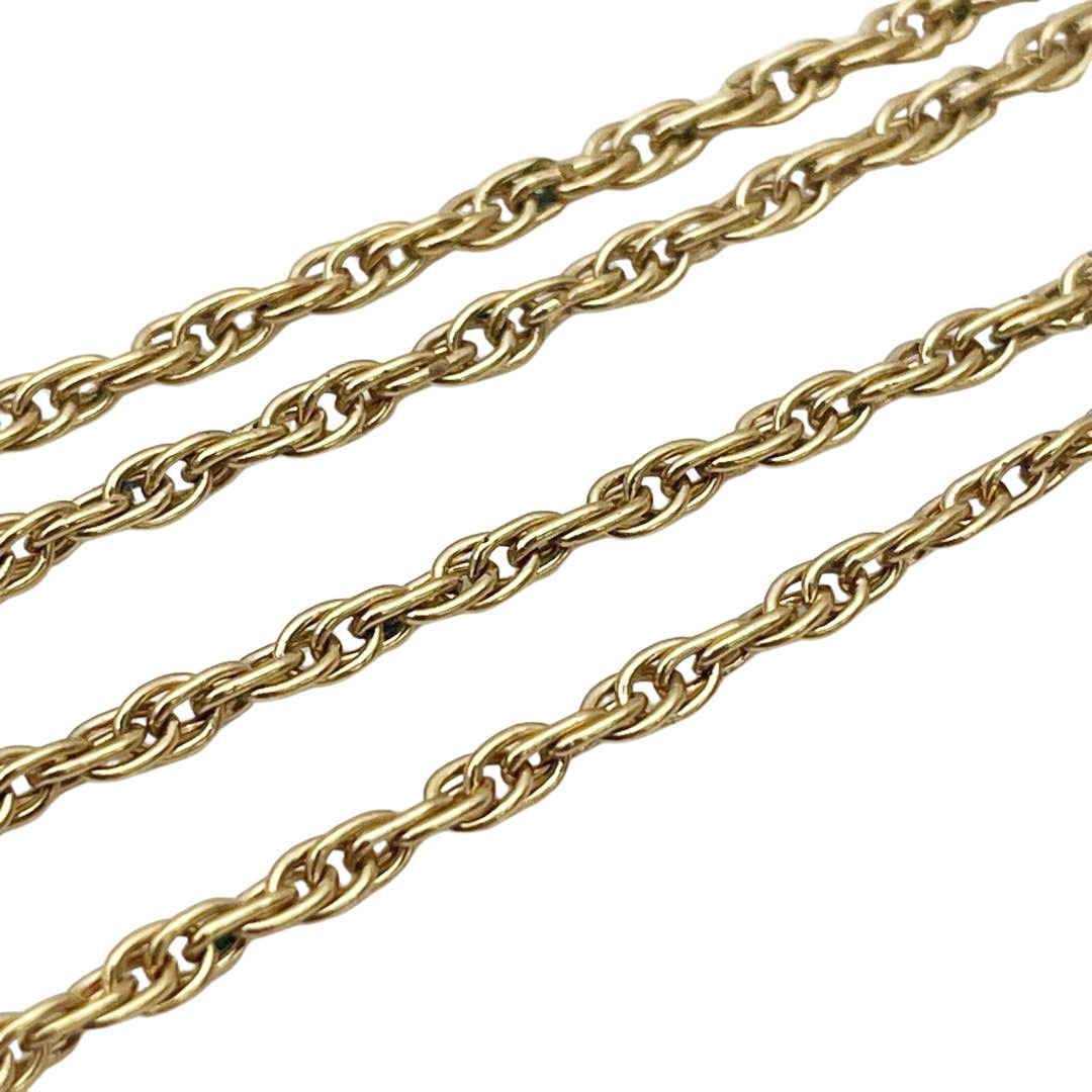 Christian Dior クリスチャンディオール ネックレス CDロゴ ミニサークル ゴールド