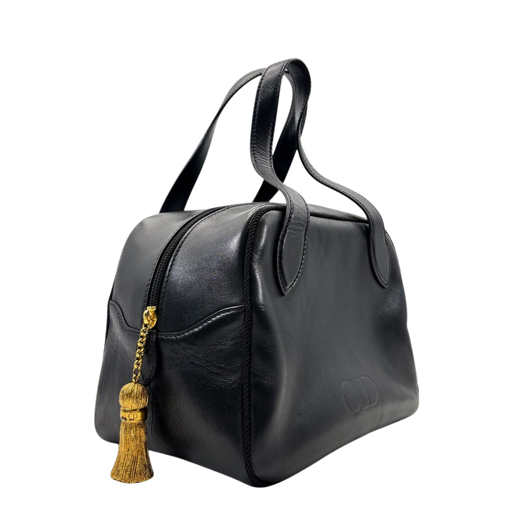 Christian Dior クリスチャンディオール スクエアハンドバッグ CDロゴ