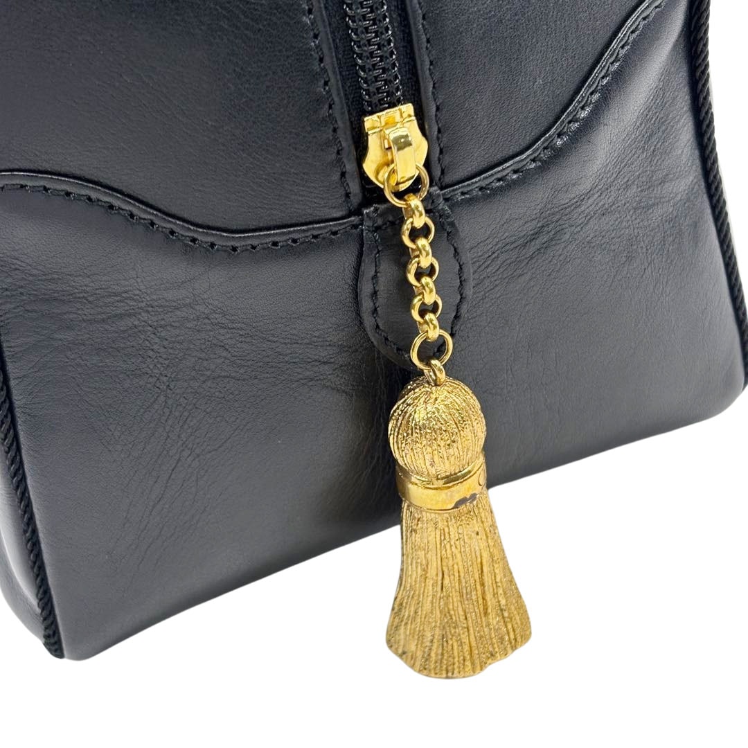 Christian Dior クリスチャンディオール スクエアハンドバッグ CDロゴ